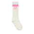 Parni S-01 White/Pink LP Knee Socks